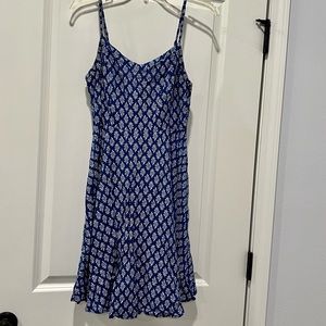 Old Navy Blue Patterned Sun Dress